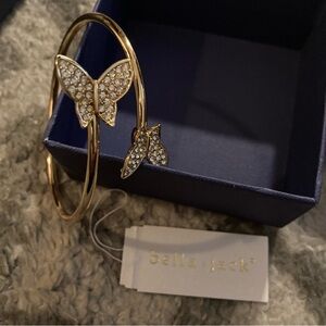 NIB Bella * Jack Gold Butterfly Bracelet